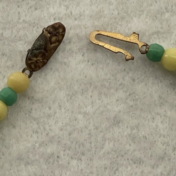 VINTAGE Glass Czechoslovakia Necklace Mardi Gras Beads New Orleans Carnival NOLA - Picture 9 of 12